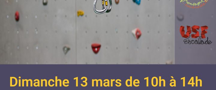 Compétition d&rsquo;escalade pour les ados le 13 mars
