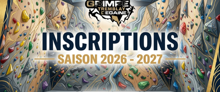 Inscription & Réinscriptions saison 2026-2027