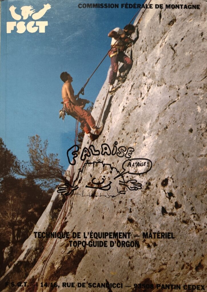 Topo « Falaise à l&rsquo;aise » (Orgon)